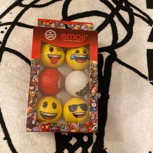 Emoji golf balls